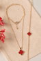 Heliophilia Silver Conjunto de Collar y Pulsera Dorado CSET9920
